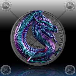 2oz GERMANIA 10 Mark 2020 (FAFNIR - Ultra double High Relief) BU